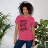 STRONG WOMAN Short-Sleeve  T-Shirt - Fearless Confidence Coufeax™