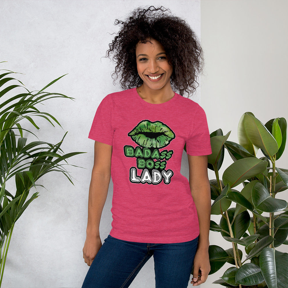 Bada$$ Boss Lady Short-Sleeve T-Shirt - Fearless Confidence Coufeax™