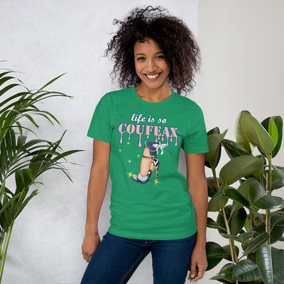 LIFE IS SO COUFEAX Short-Sleeve T-Shirt - Fearless Confidence Coufeax™