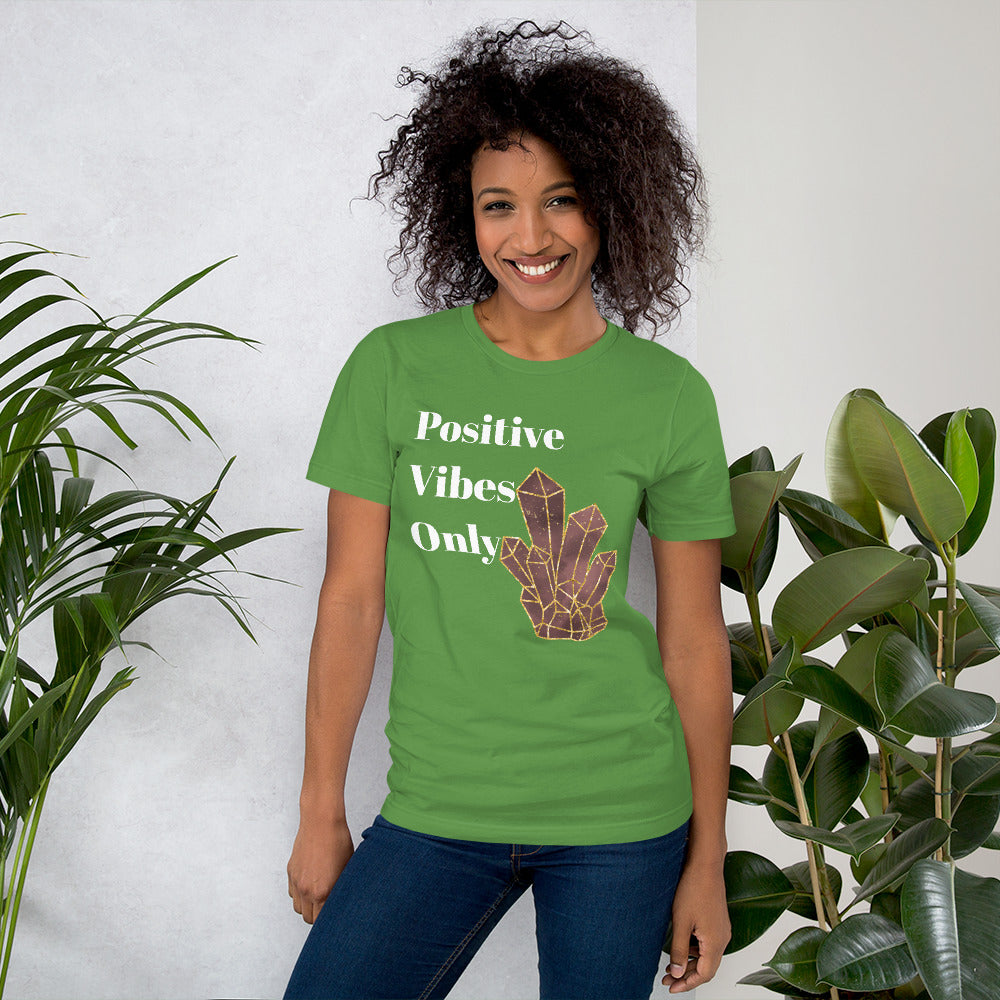 POSITIVE VIBES ONLY T-Shirt - Fearless Confidence Coufeax™