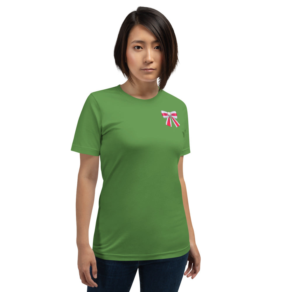 PEARL COLORBLOCK POCKET  BOW T-Shirt - Fearless Confidence Coufeax™