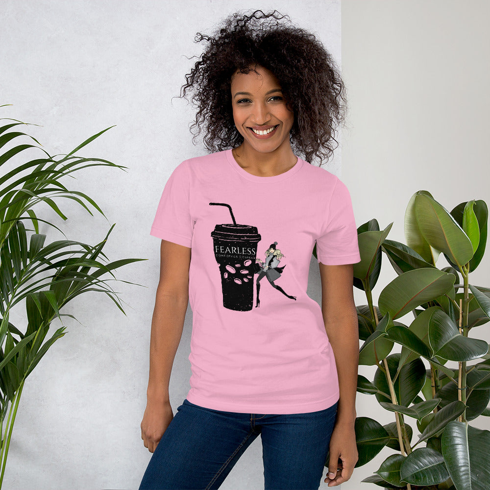 Fashiongirl Coffees Cup T-Shirt - Fearless Confidence Coufeax™