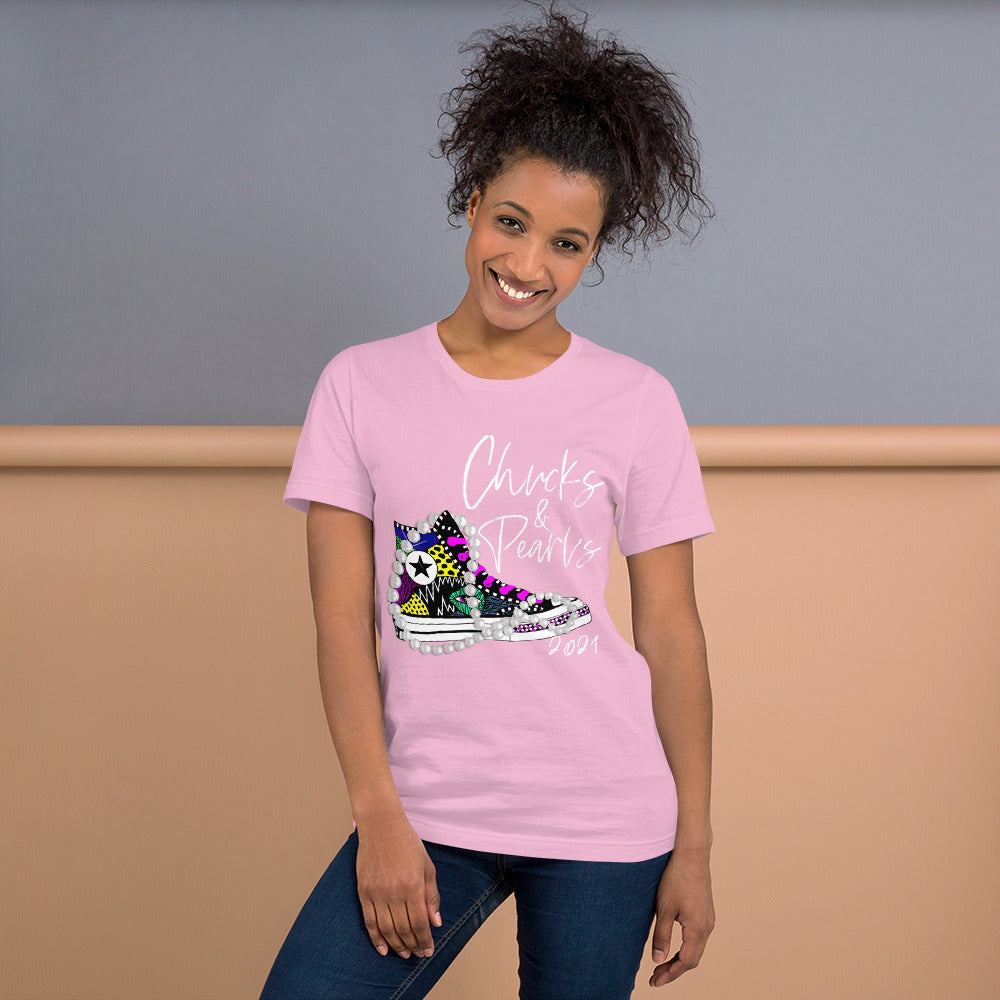 Chucks & Pearls 2021 T-Shirt - Fearless Confidence Coufeax™