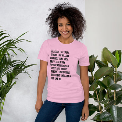 STRONG WOMAN Short-Sleeve  T-Shirt - Fearless Confidence Coufeax™