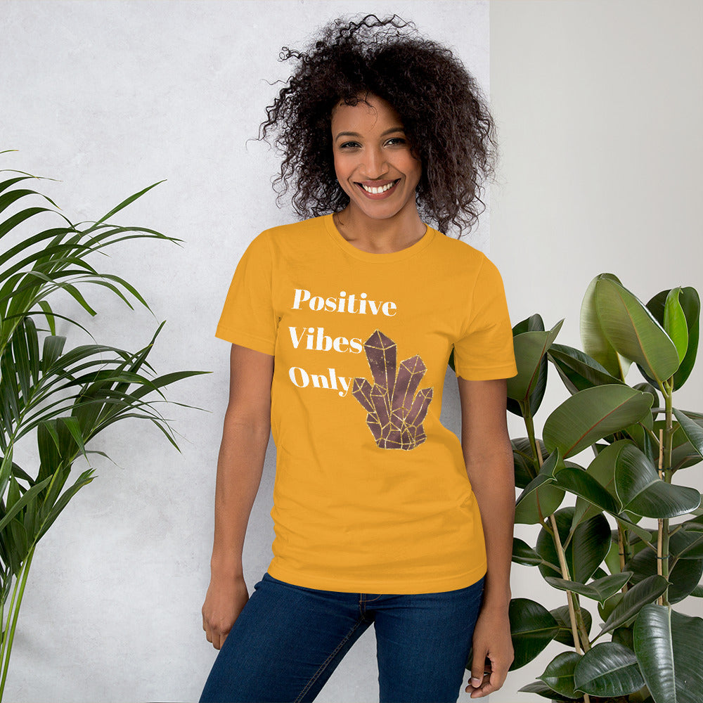 POSITIVE VIBES ONLY T-Shirt - Fearless Confidence Coufeax™