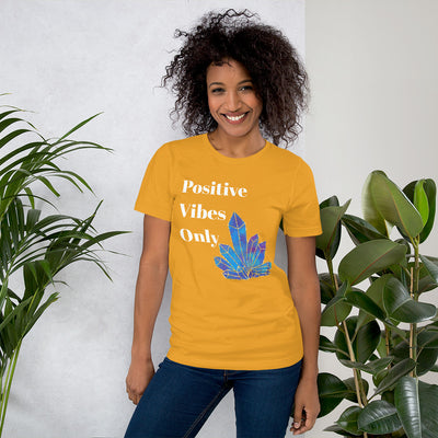 Positive Vibes Only T-Shirt - Fearless Confidence Coufeax™