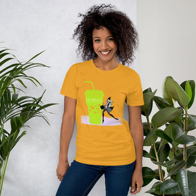Fashiongirl Coffee Cup T-Shirt - Fearless Confidence Coufeax™