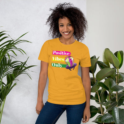 Positive Vibes Only Ring Pop Short-SleeveT-Shirt - Fearless Confidence Coufeax™