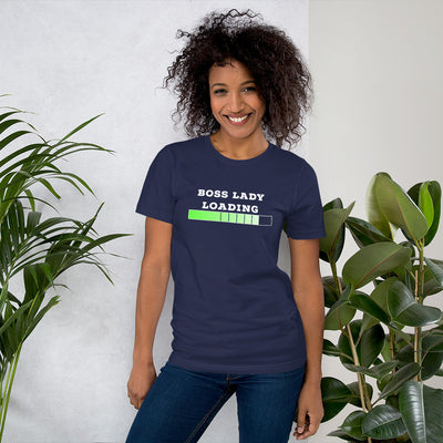 Boss Lady Loading  T-Shirt - Fearless Confidence Coufeax™