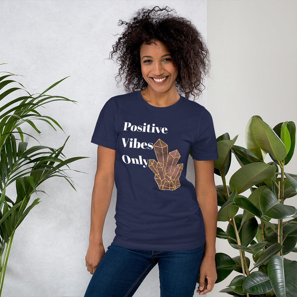 POSITIVE VIBES ONLY T-Shirt - Fearless Confidence Coufeax™