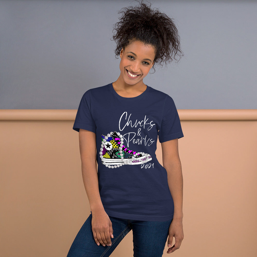 Chucks & Pearls 2021 T-Shirt - Fearless Confidence Coufeax™