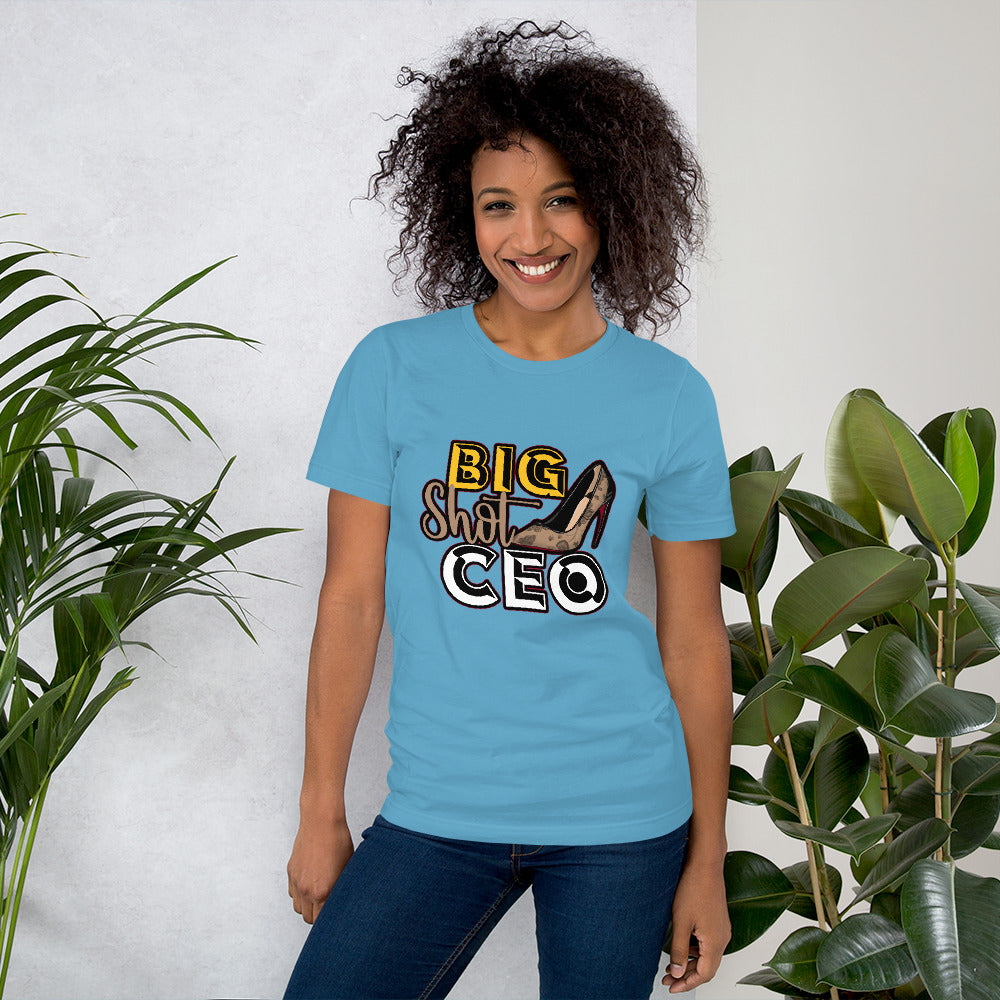 Big Shot CEO Short-Sleev T-Shirt - Fearless Confidence Coufeax™