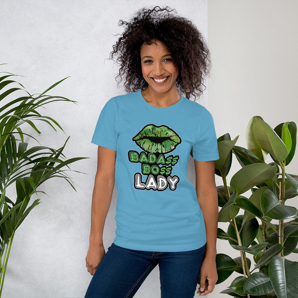 Bada$$ Boss Lady Short-Sleeve T-Shirt - Fearless Confidence Coufeax™