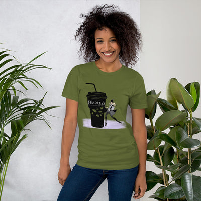 FASHIONGIRL Coffee  Cup T-Shirt - Fearless Confidence Coufeax™