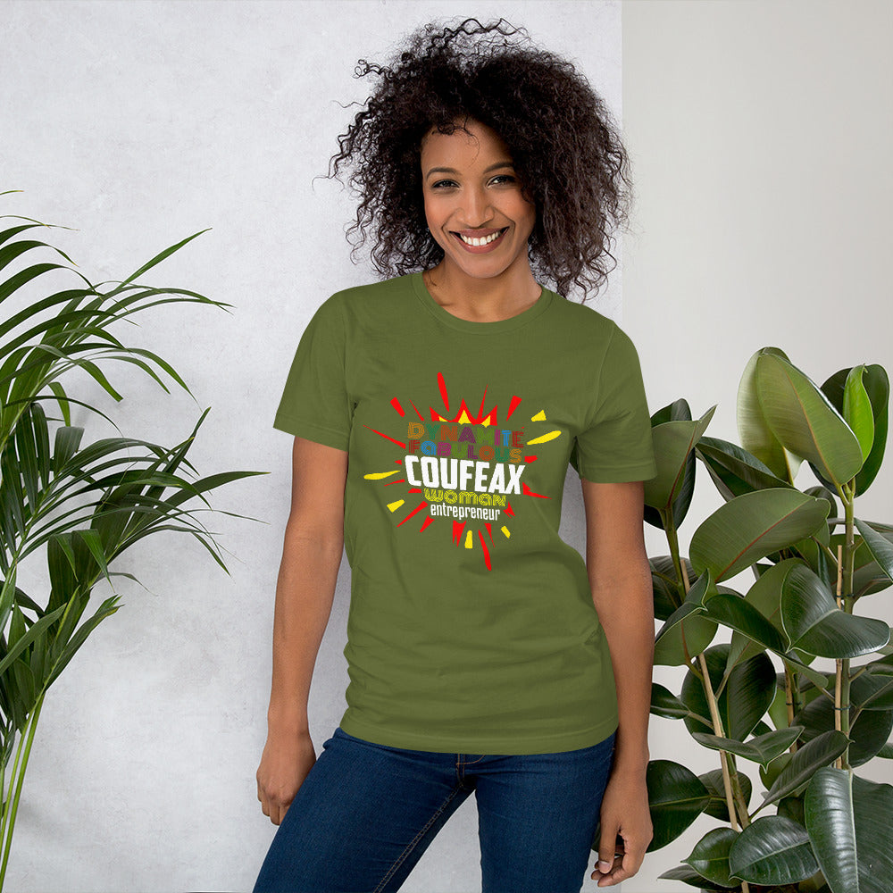 Dynamite Fabumous Coufeax Women Entrepreneur Short-Sleeve T-Shirt - Fearless Confidence Coufeax™