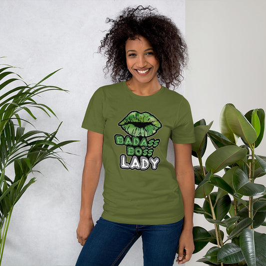 Bada$$ Boss Lady Short-Sleeve T-Shirt - Fearless Confidence Coufeax™