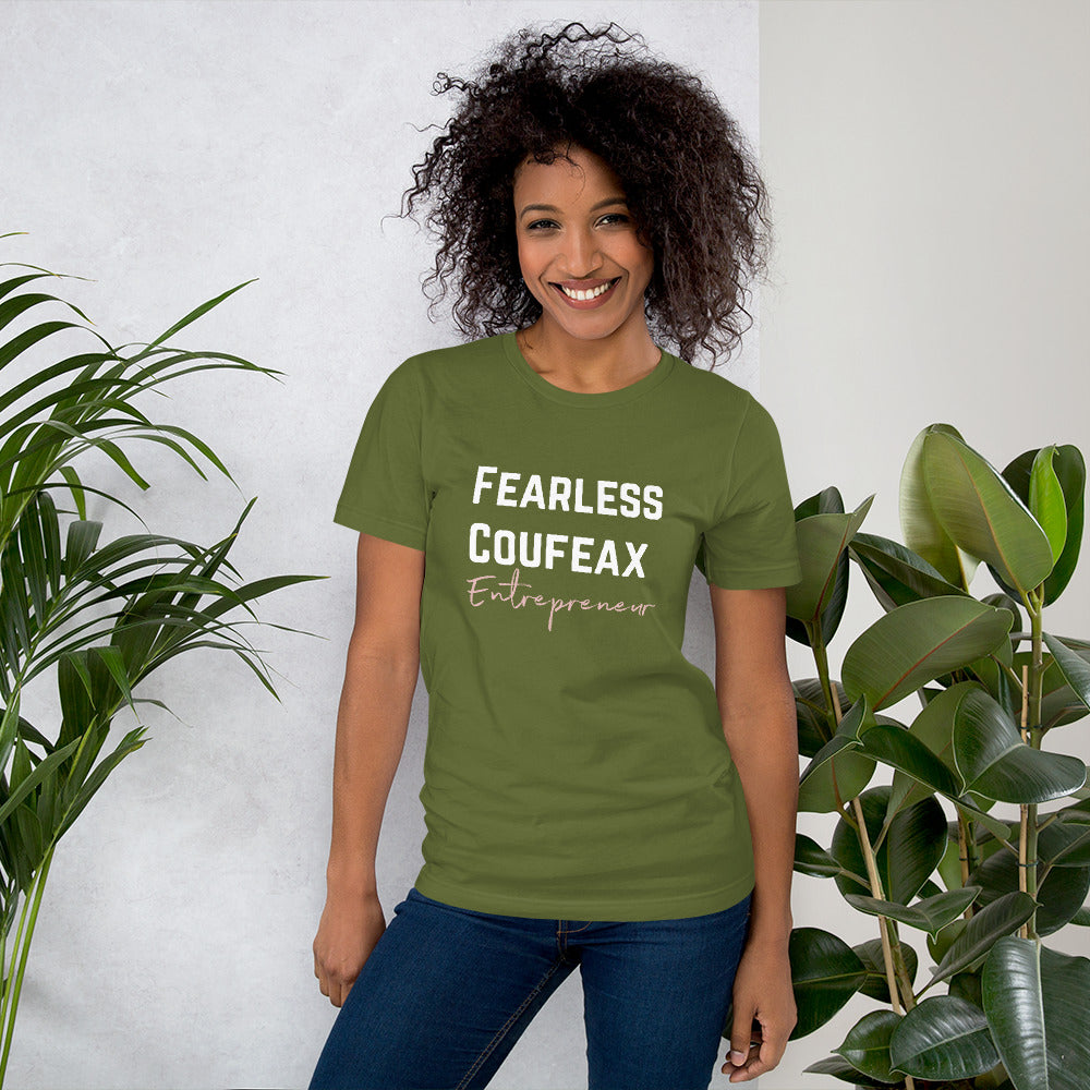 FEARLESS COUFEAX ENTREPRENEUR Short-Sleeve  T-Shirt - Fearless Confidence Coufeax™