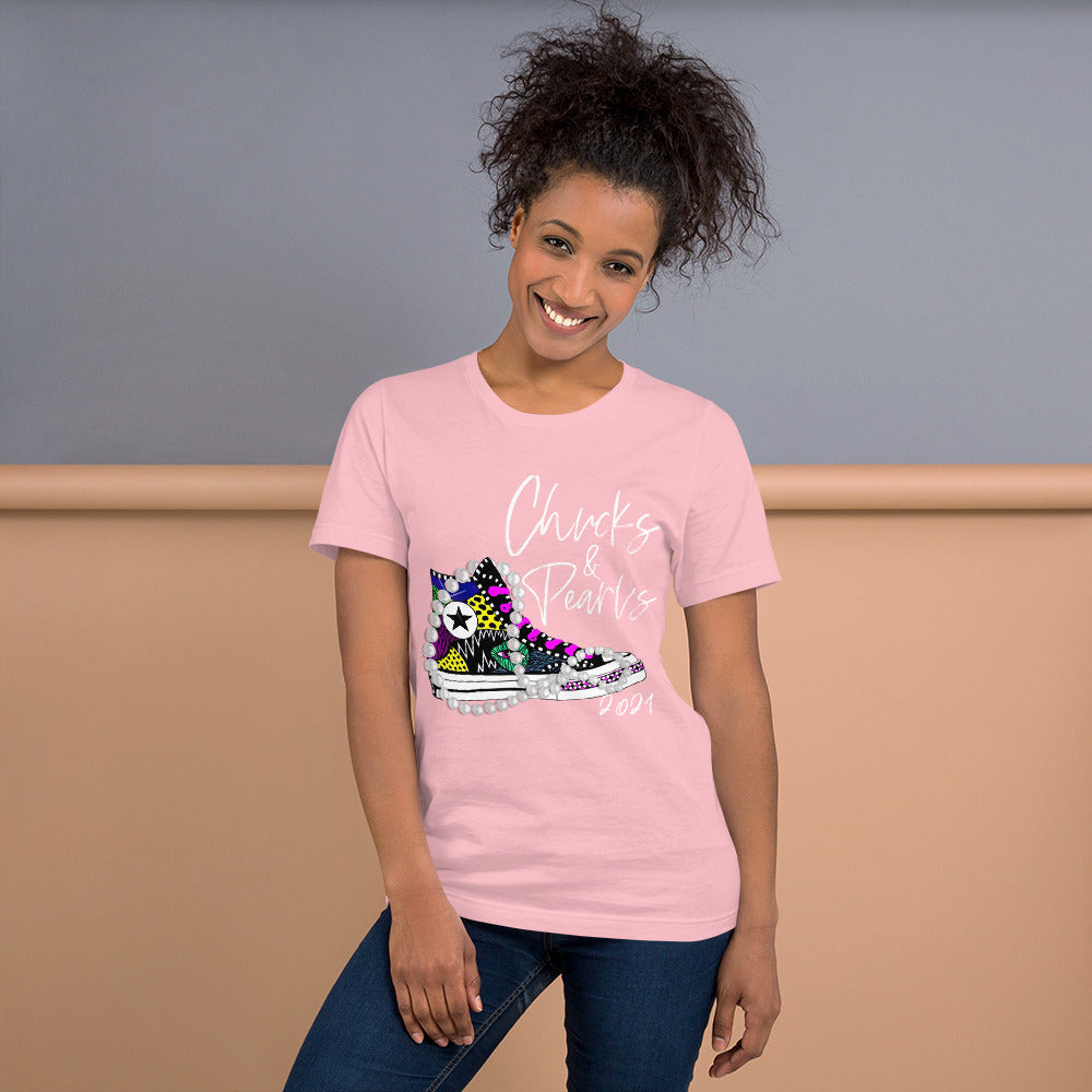 Chucks & Pearls 2021 T-Shirt - Fearless Confidence Coufeax™