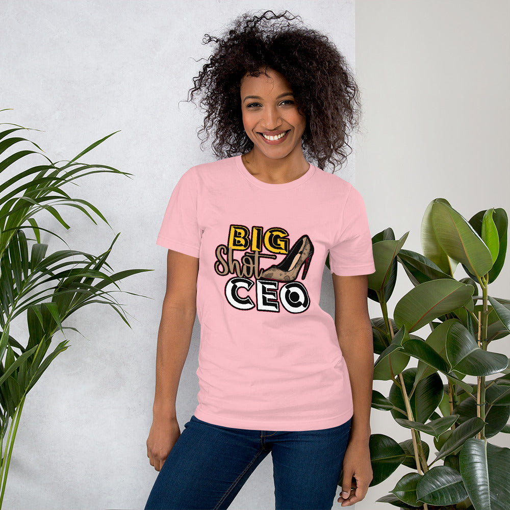 Big Shot CEO Short-Sleev T-Shirt - Fearless Confidence Coufeax™