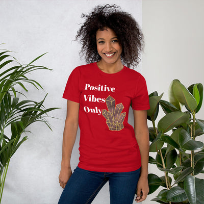 POSITIVE VIBES ONLY T-Shirt - Fearless Confidence Coufeax™