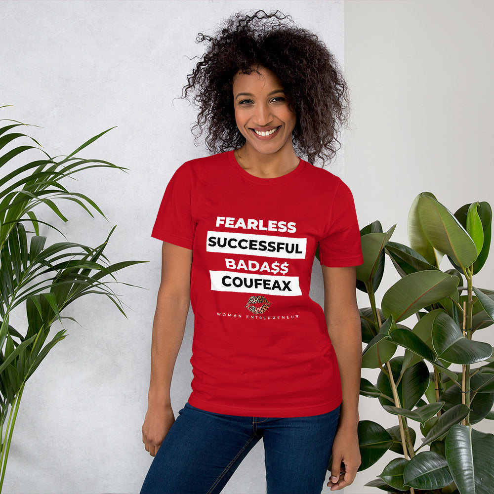 FEARLESS SUCCESSFUL BADASS COUFEAX T-Shirt - Fearless Confidence Coufeax™