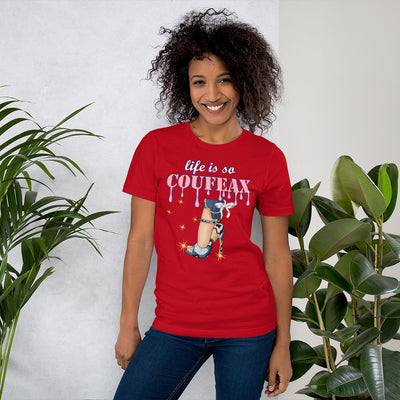 LIFE IS SO COUFEAX Short-Sleeve T-Shirt - Fearless Confidence Coufeax™