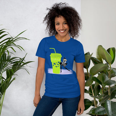 Fashiongirl Coffee Cup T-Shirt - Fearless Confidence Coufeax™