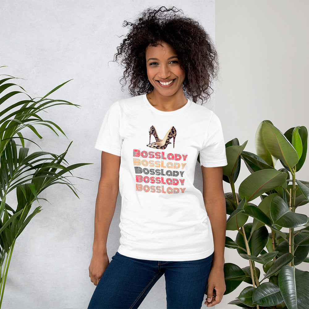 BOSS LADY Short-Sleeve T-Shirt - Fearless Confidence Coufeax™