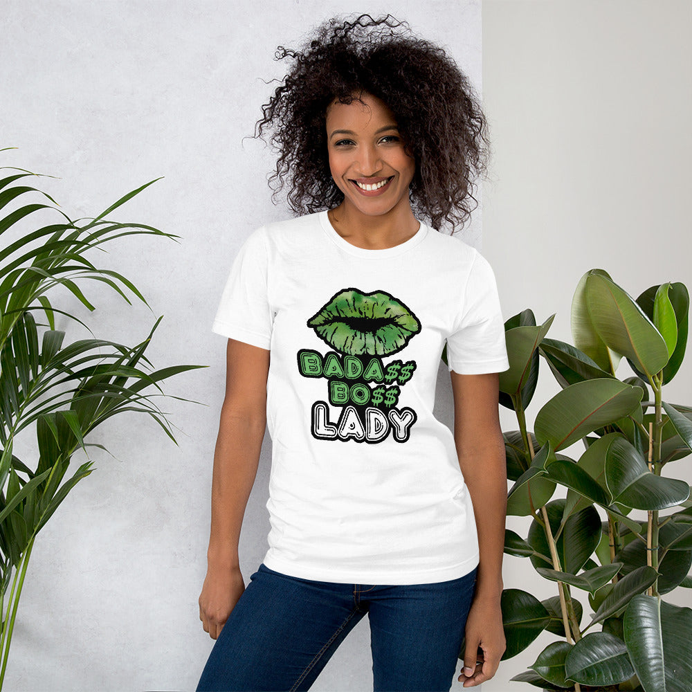 Bada$$ Boss Lady Short-Sleeve T-Shirt - Fearless Confidence Coufeax™