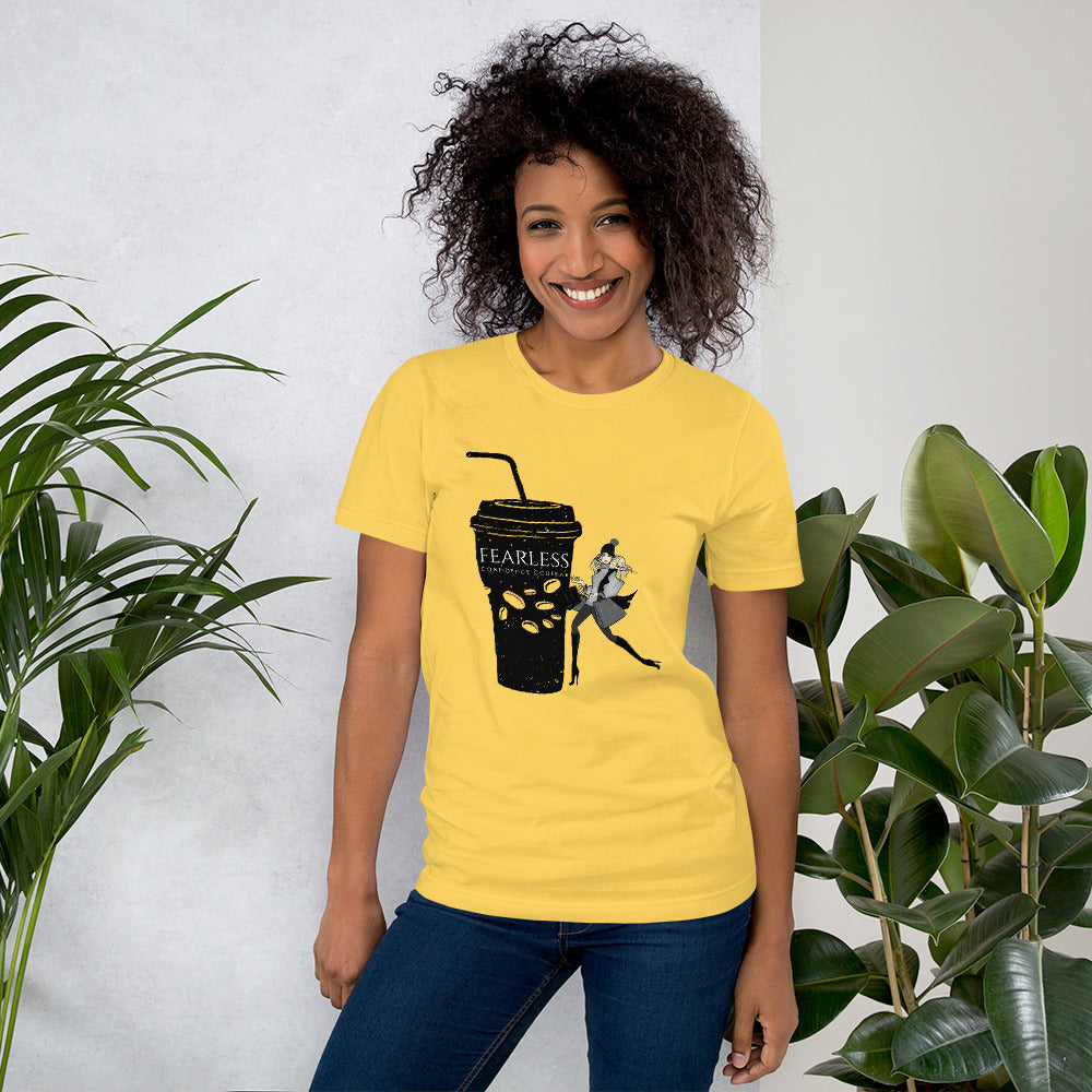 Fashiongirl Coffees Cup T-Shirt - Fearless Confidence Coufeax™