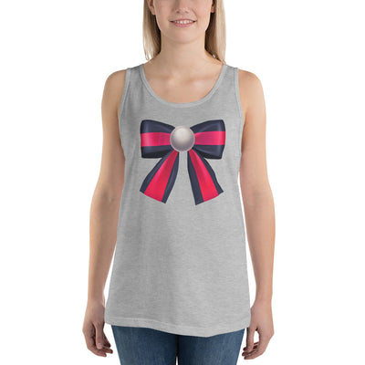 Pearl Colorblock Bow Tank Top - Fearless Confidence Coufeax™
