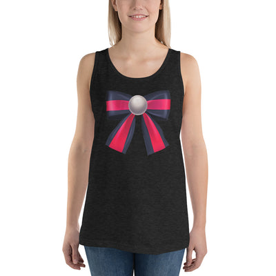 Pearl Colorblock Bow Tank Top - Fearless Confidence Coufeax™