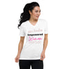 Fearless Empowered Women Short Sleeve V-Neck T-Shirt - Fearless Confidence Coufeax™