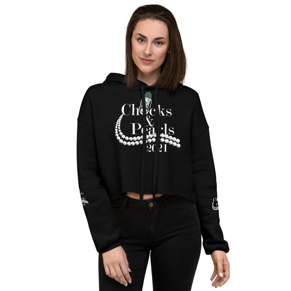Chucks & Pearl's Crop Hoodie - Fearless Confidence Coufeax™