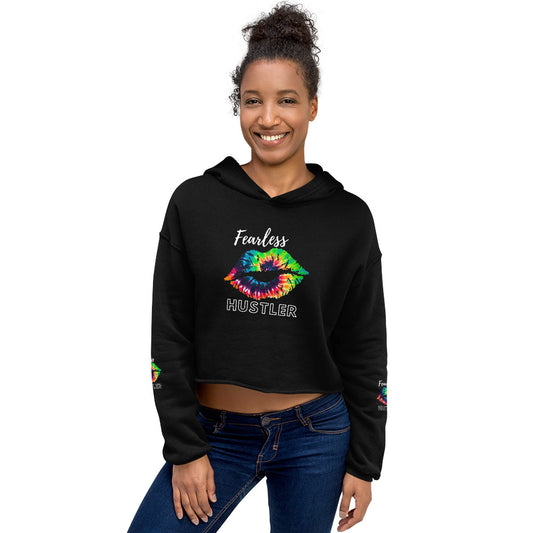 Fearless Hustler Crop Hoodie - Fearless Confidence Coufeax™