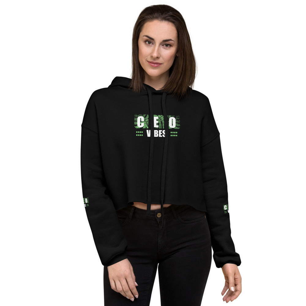 CEO Crop Hoodie - Fearless Confidence Coufeax™