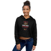 Money In Sight Keep Away Fight Crop Hoodie - Fearless Confidence Coufeax™