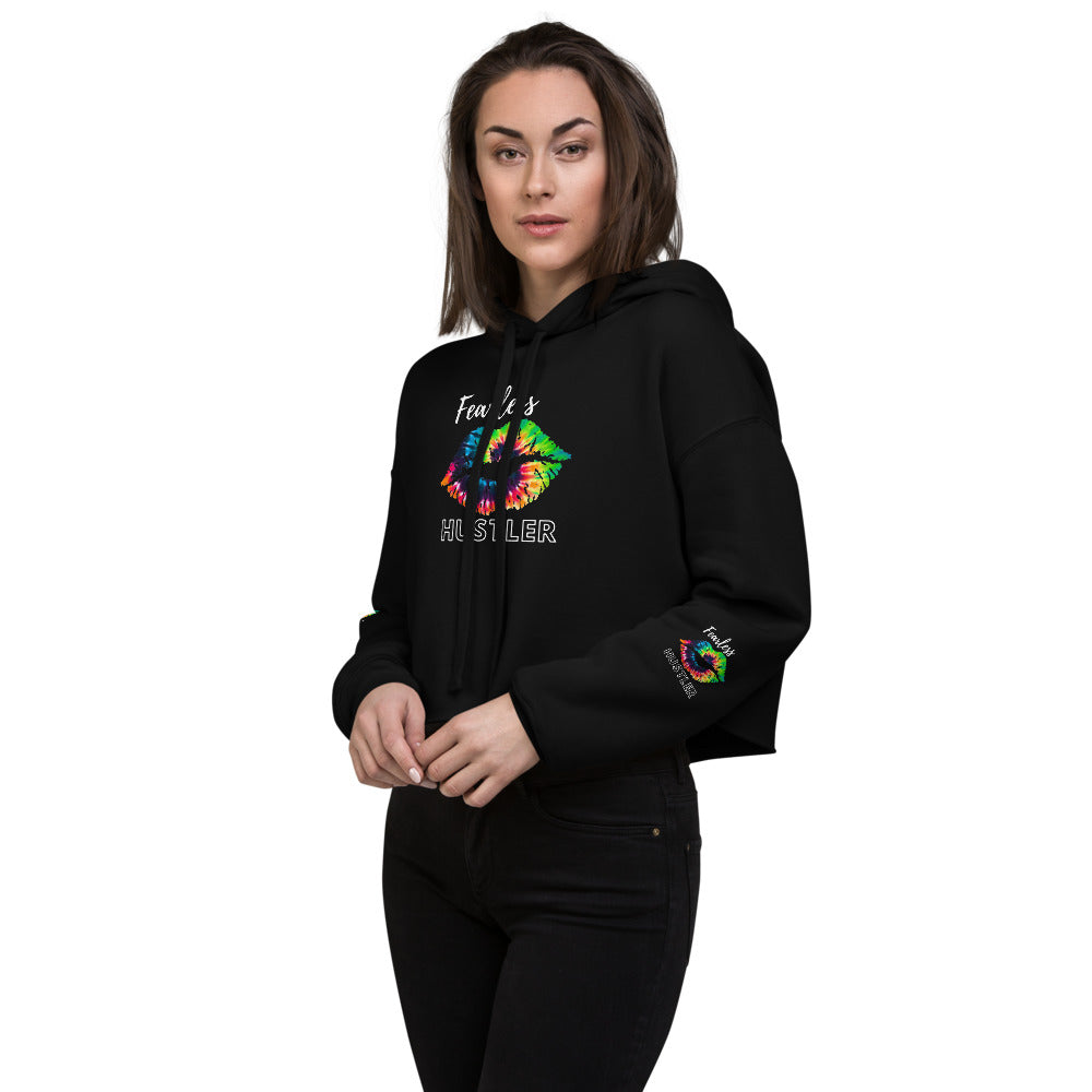 Fearless Hustler Crop Hoodie - Fearless Confidence Coufeax™