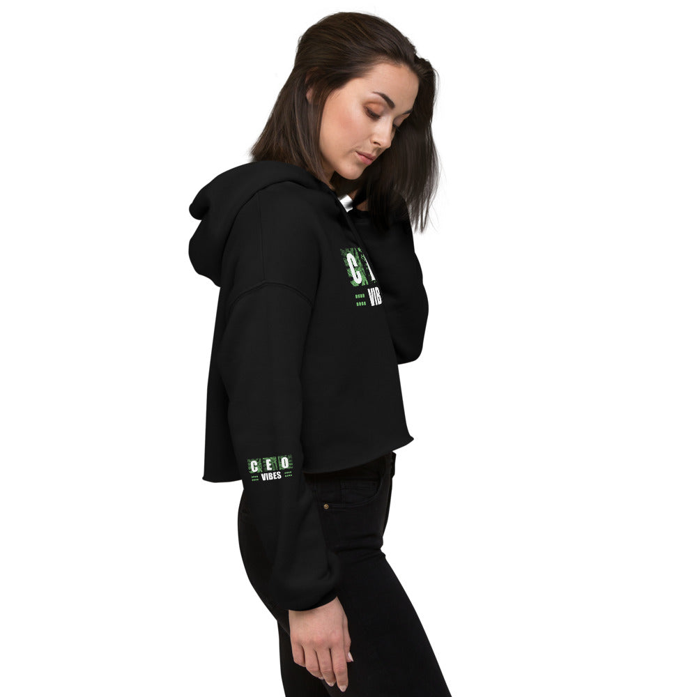 CEO Crop Hoodie - Fearless Confidence Coufeax™