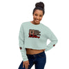 Just A Businesswoman Who Loves Red Bottoms Crop Sweatshirt - Fearless Confidence Coufeax™