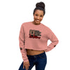 Just A Businesswoman Who Loves Red Bottoms Crop Sweatshirt - Fearless Confidence Coufeax™