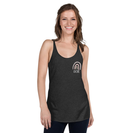 Hope Women's Racerback Tank - Fearless Confidence Coufeax™