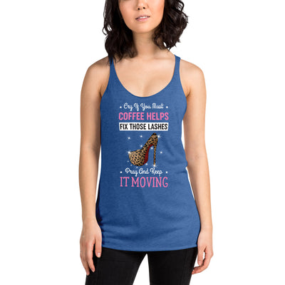 Keep It Moving Women's Racerback Tank - Fearless Confidence Coufeax™