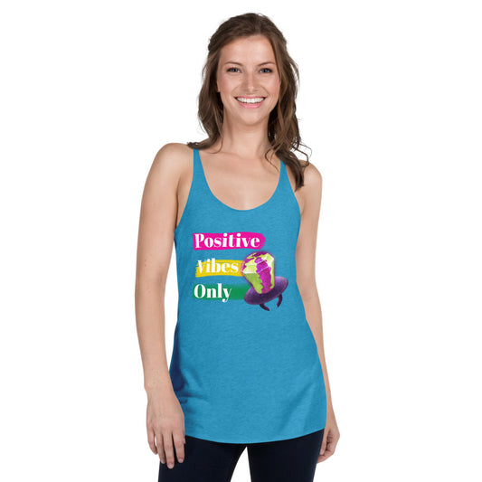 Positive Vibes Only Ring Pop Women's Racerback Tank - Fearless Confidence Coufeax™